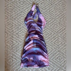 Oh Polly Blush Mesh Fabric